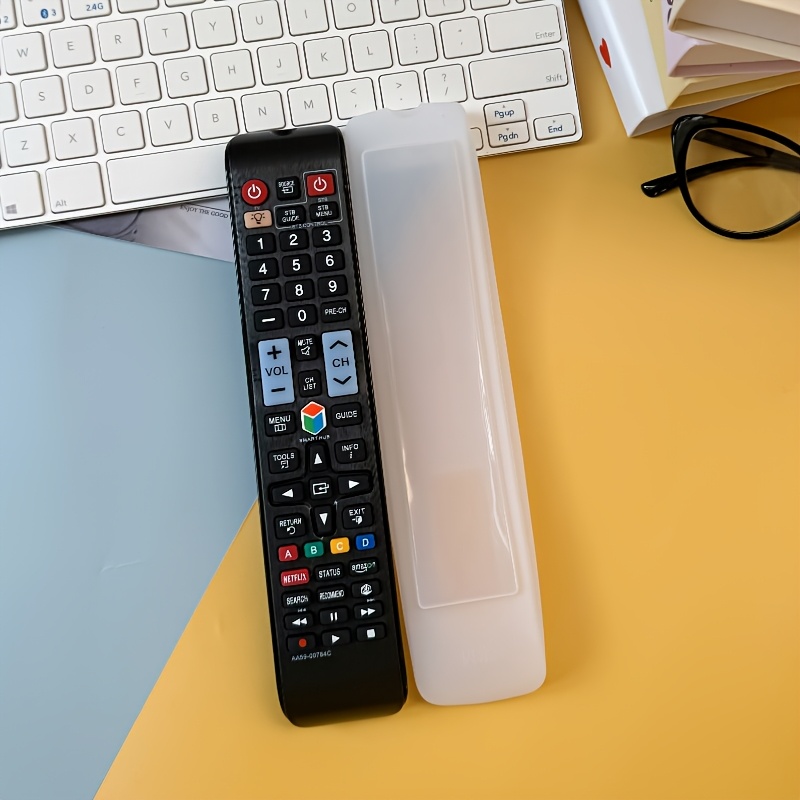 Image of Precision Molded Silicone Cover For Tv Remote 00784c Ue40f6800ab Ue46f6400ak Fit Anti Dust Shockproof