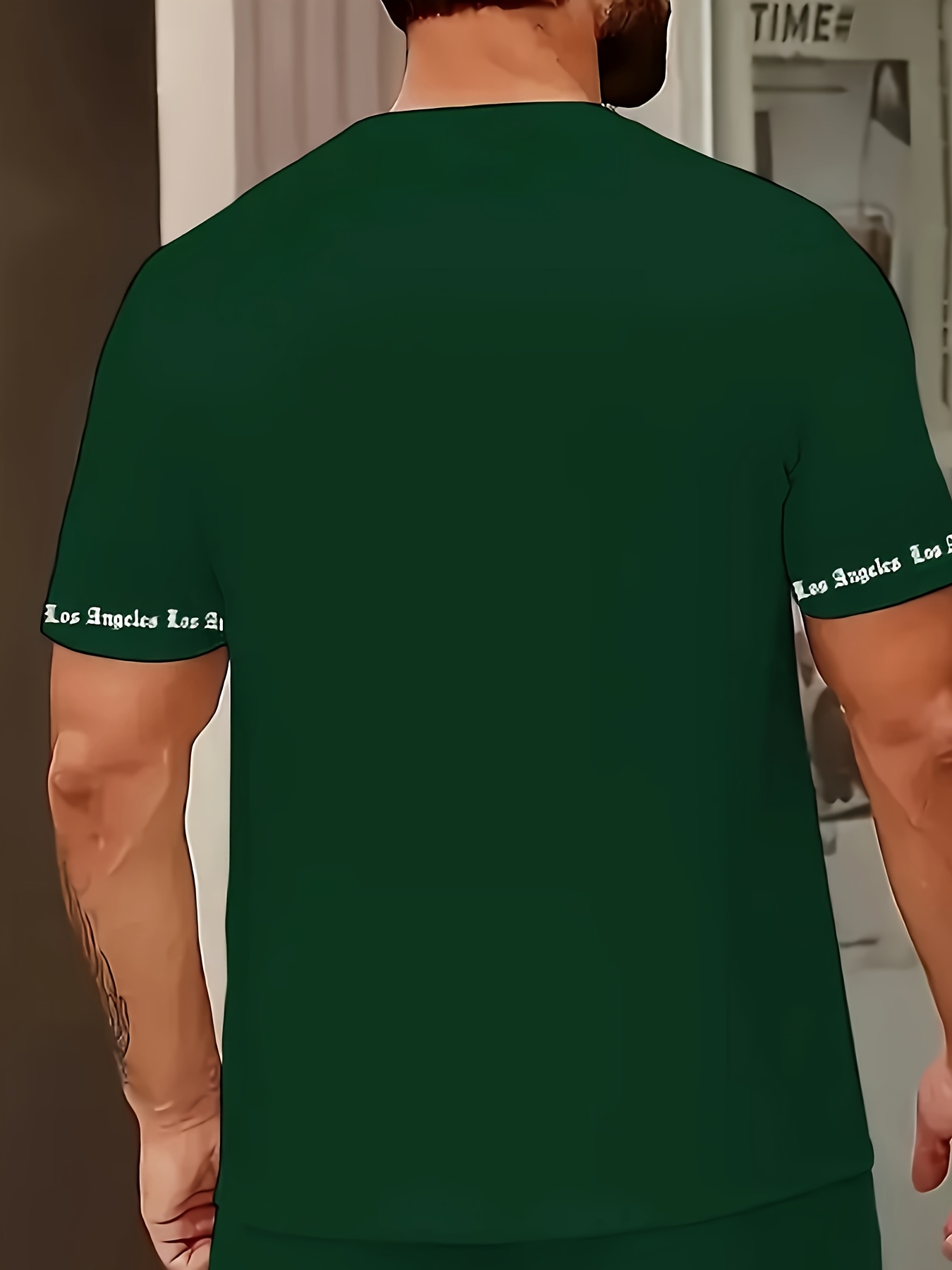 mens short sleeve set red t shirt Temu Canada