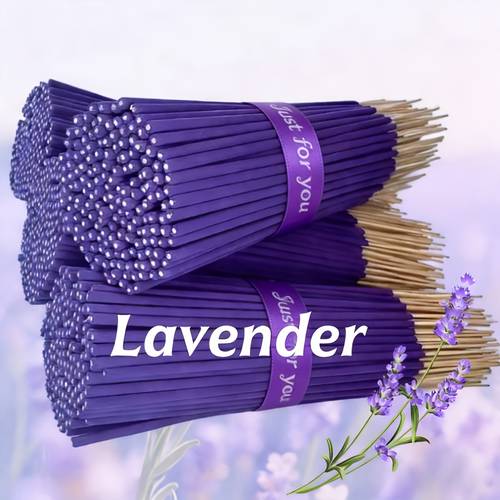 lavender premium incense sticks incense cones 8 66 inches 30 light and fragrant suitable for home kitchen and dining room decor suitable for home and office to remove odors and leave a lasting fragrance for sleep