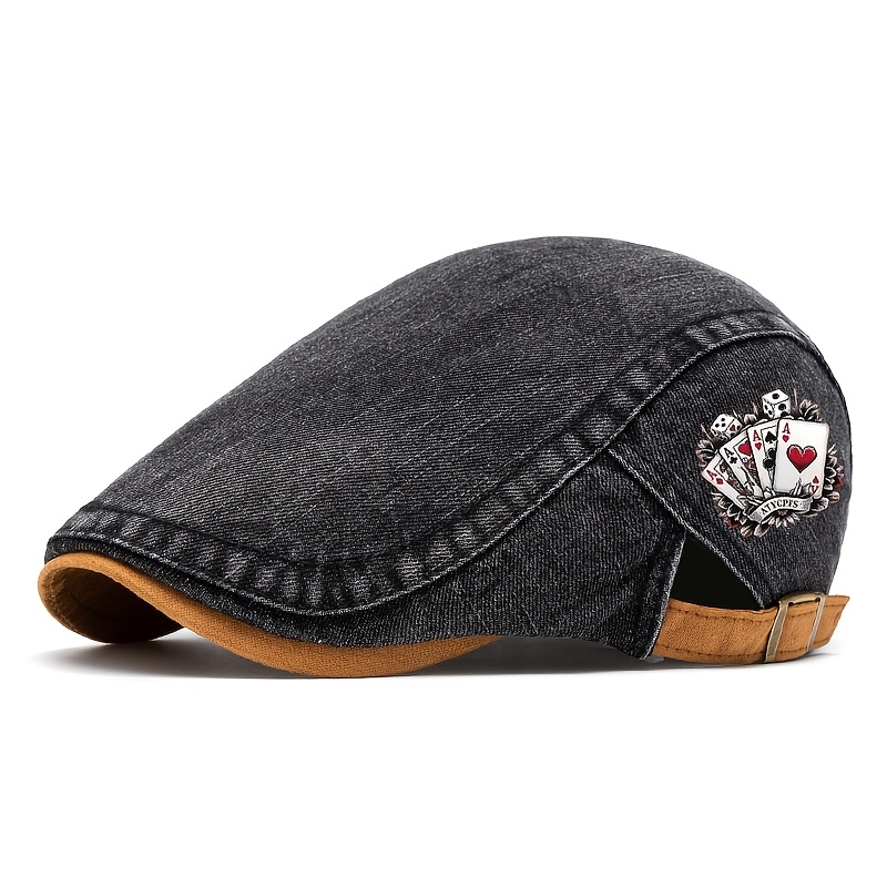 TEMU Christmas Fabric Are Normal. Printed Accessories Are Positioned. Men's Spring/summer Vintage-style Baseball Cap With A Short, Quick-drying Brim.