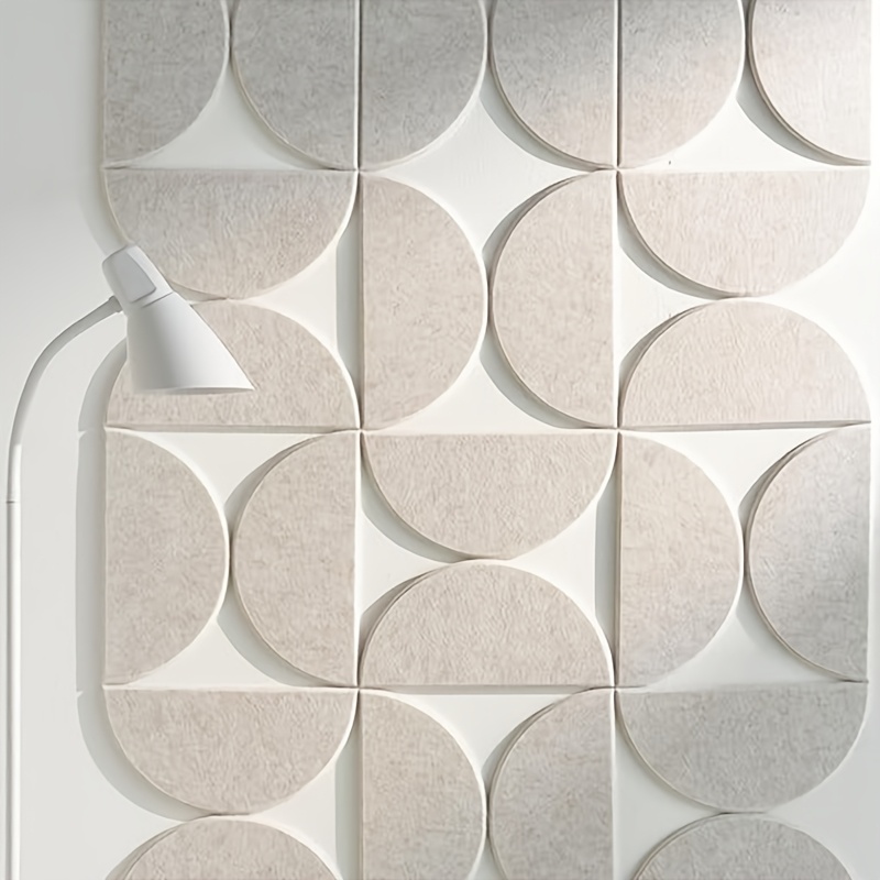 TEMU 12pcs 9mm Thickness Decorative Wall Panels | Modern Minimalist Style | Durable And | Home Indoor Wall Decals | For Photo Display Board In Living