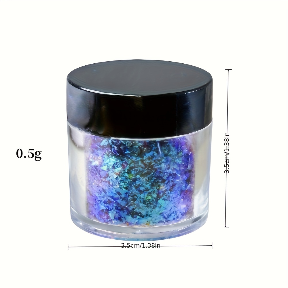 Optical Coarse Sheet Color-changing Pigments, -shifting Glitter For Resin, Craft, Chameleon Flakes