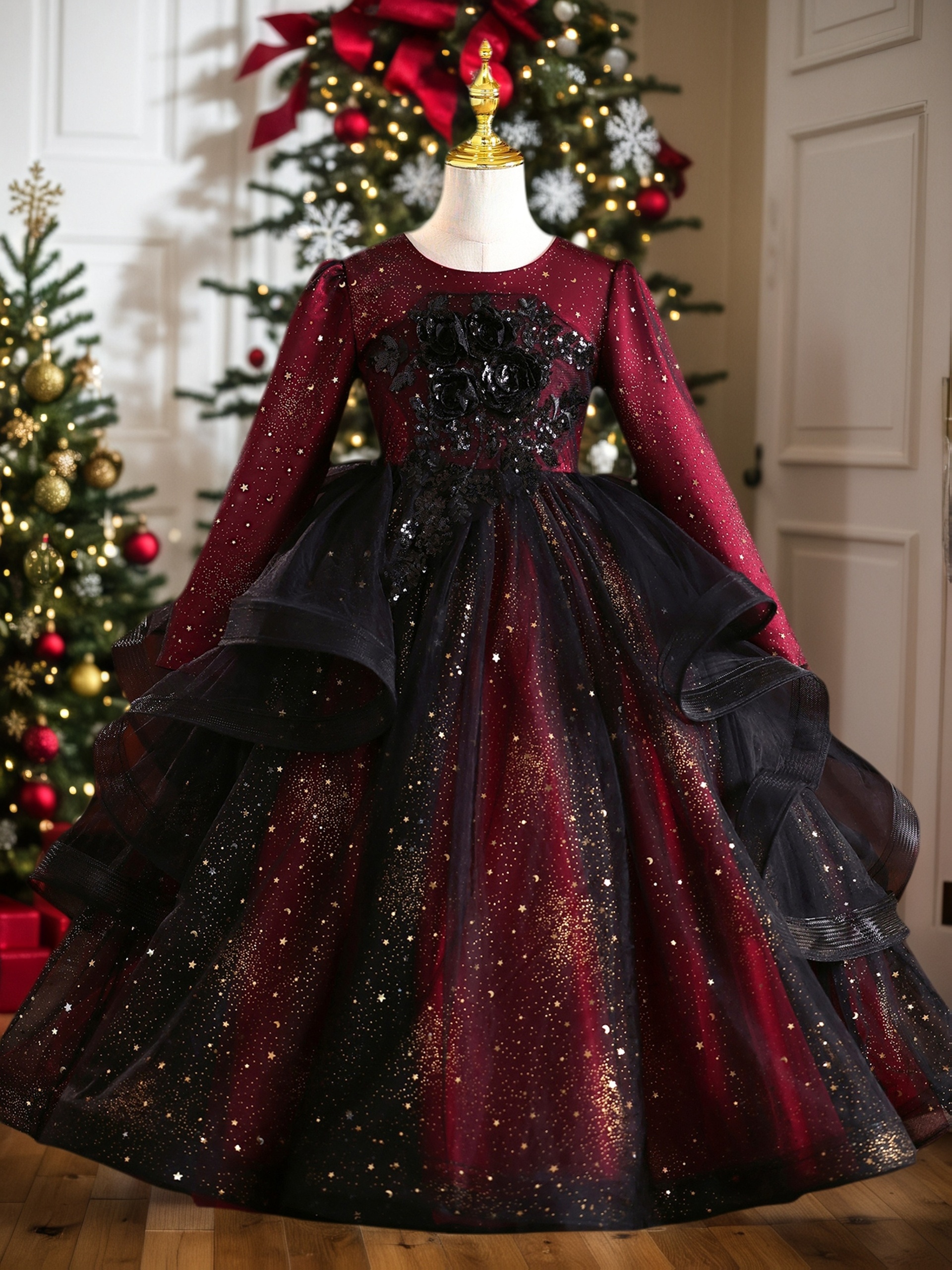 a little christmas carnival party princess dress sequins - Temu Oman