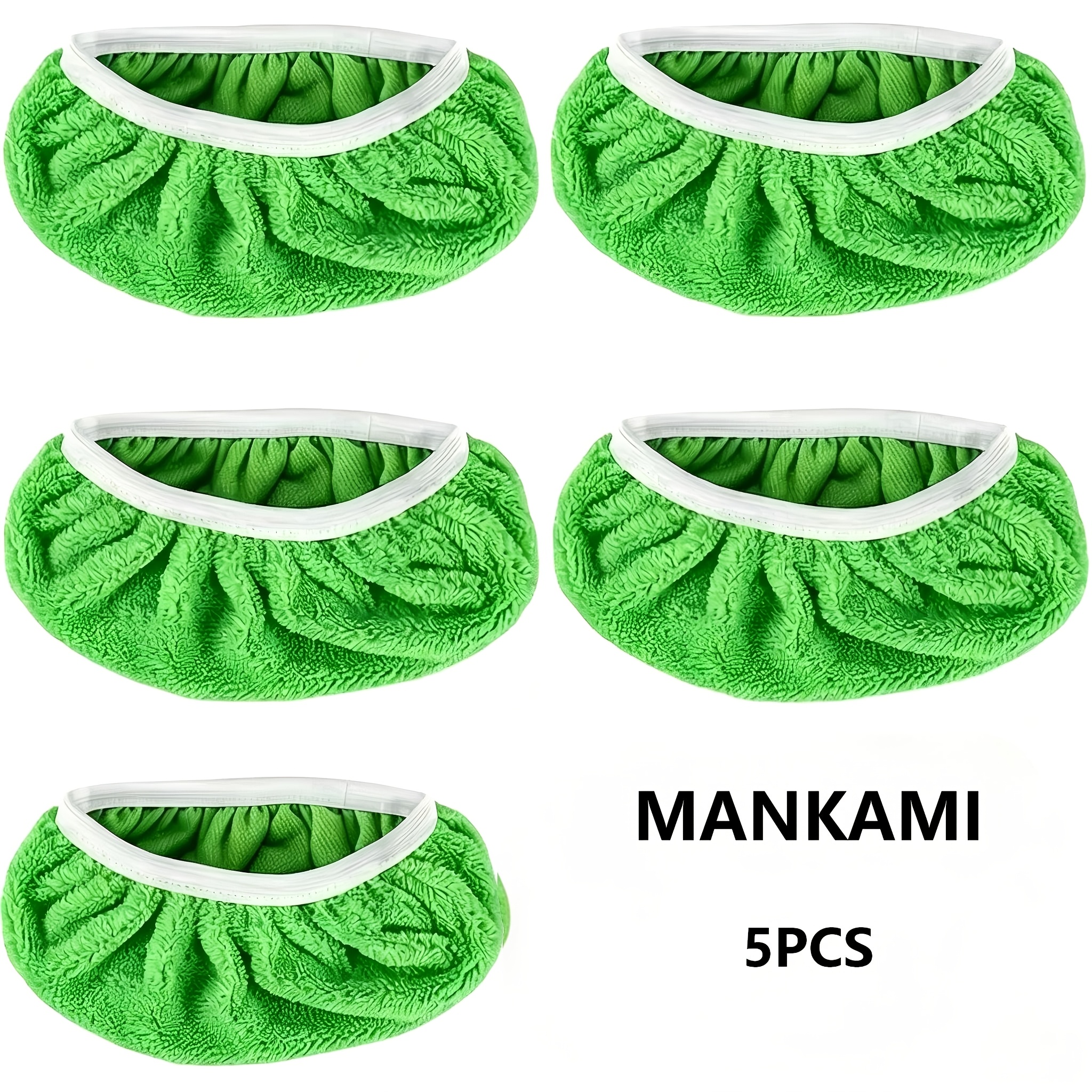 TEMU 5pcsreusable Microfiber Mop Sweeper Mop - Dry Sweeping Cloths & Wet Mopping Cloths For Household Cleaning - Washable Wet Pads For Mopping Floors