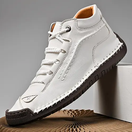 mens casual shoes ankle chukka boots slip on lightweight loafers top walking driving shoes for male