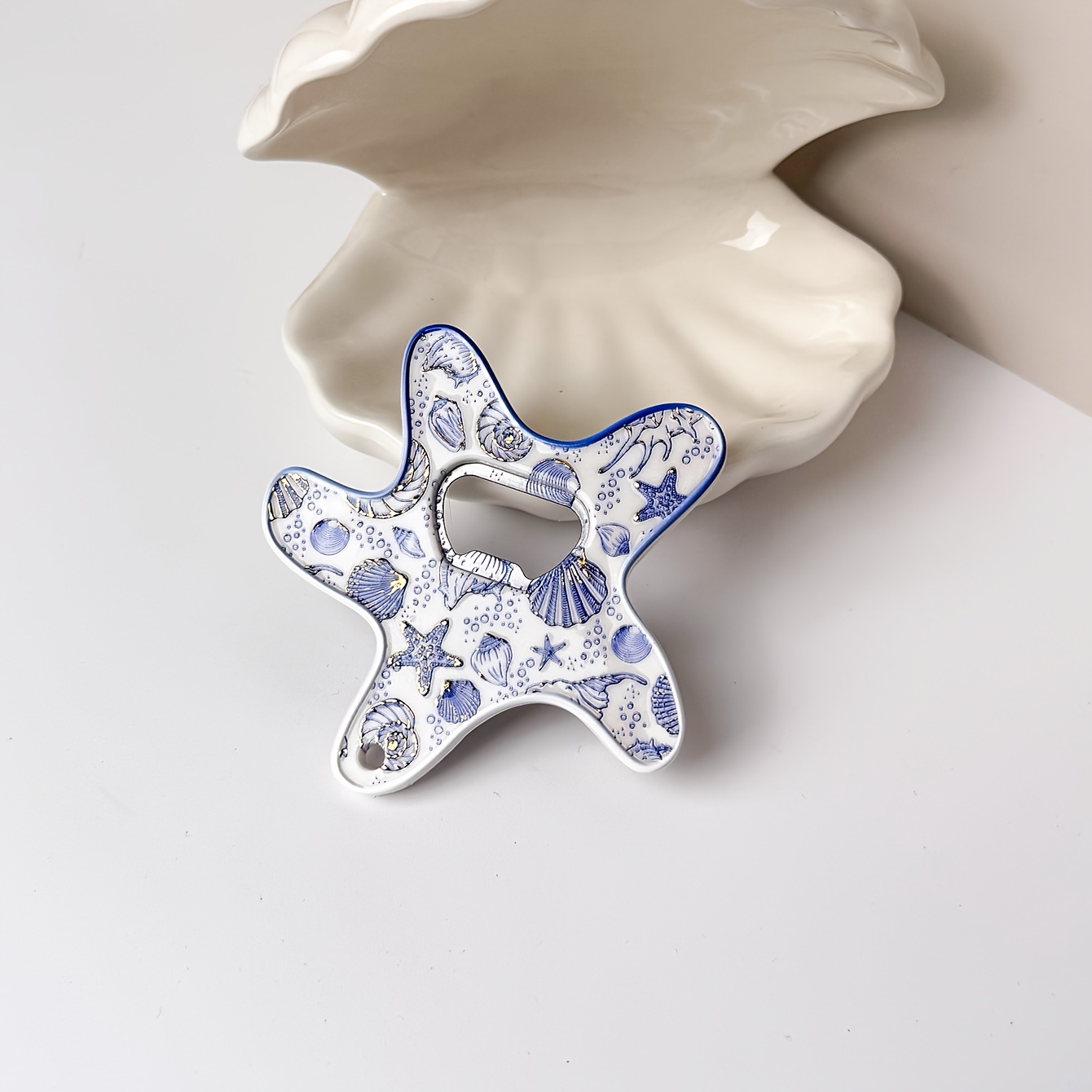 1pc Starfish Bottle Opener And Fridge Magnet Decoration, A For Holiday Gifts