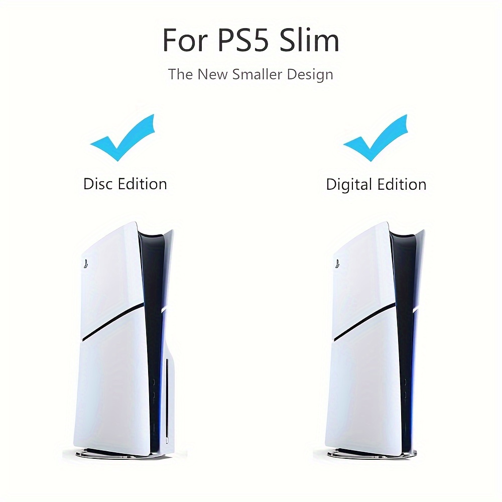 For PS5 Slim Disc Version Console Anti-Scratch Protective Case