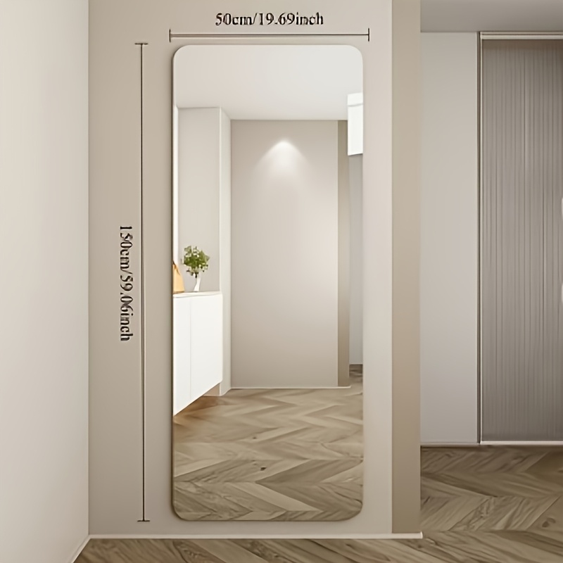 item picture sticker non glass no drill   full length yoga   removable frameless full length   with strong suction self     resistant   surface space saving and   precise posture correction