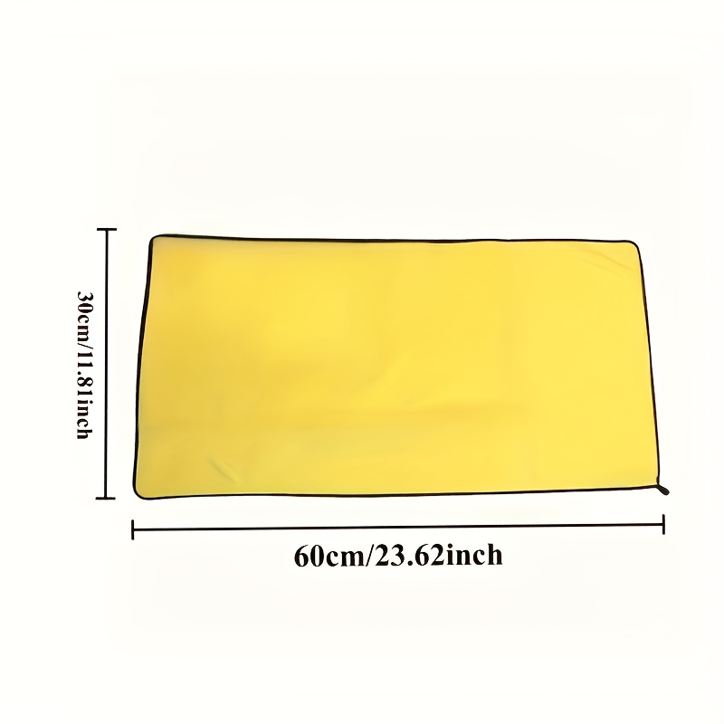 TEMU 30cm X 60cm Double Layer Double Sided Dual-color, Quick- And Dog Towel - Quick-dry Towel For Cat And Dog Bathing, Soft Polyester, Suitable For