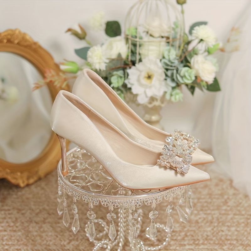 women's bridal satin evening dress heels Kate Spade New York Bridal Bow Satin Dress Sandals, Womens, 9.5, Ivory