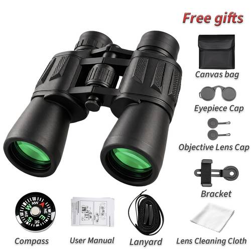 10x50 adult binoculars high power binoculars ideal for bird watching hunting hiking concerts travel and theater perfect as a fathers day gift