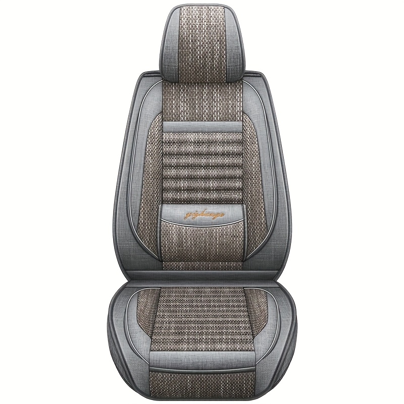 TEMU High-end, Comfortable, And Breathable Car Seat Covers For , Featuring Fixed Lumbar Support And A Full Wrap Design. Suitable For , Durable Seat