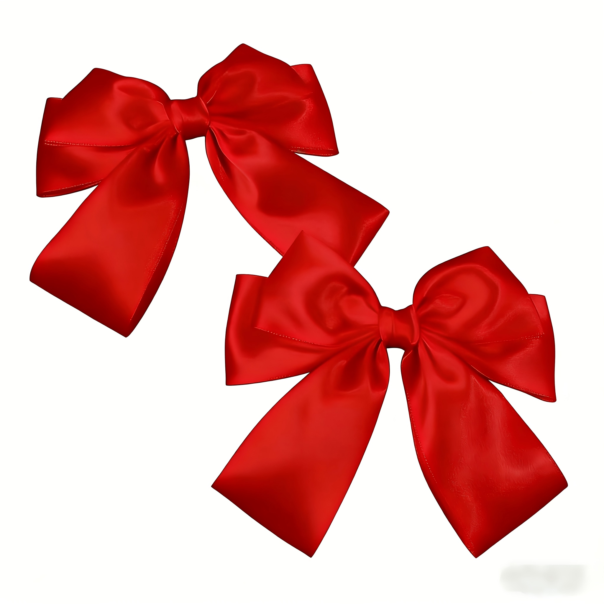 TEMU Color Large Bow Hair Clips, Hair Additions For Women, Suitable For , Wedding, Valentine's Day Gifts, Daily Wear, Bag Matching