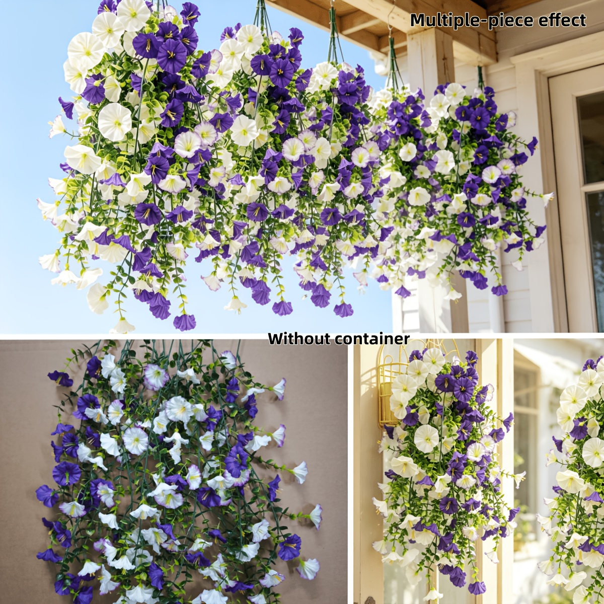 15 stück erfrischende künstliche blumen deko frühling/sommer