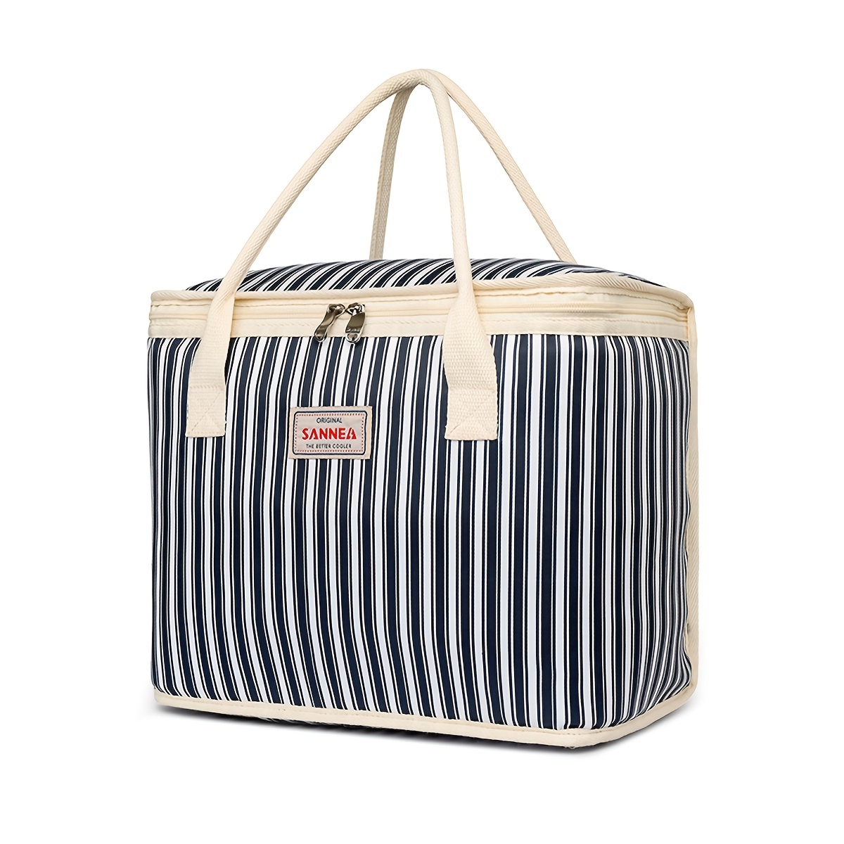 TEMU Sac à déjeuner isotherme 3 couches - Doublure PEVAPEVA, sangle réglable, 9 disponibles - 6L/16L/28L pour , , -, les (contact non alimentaire)