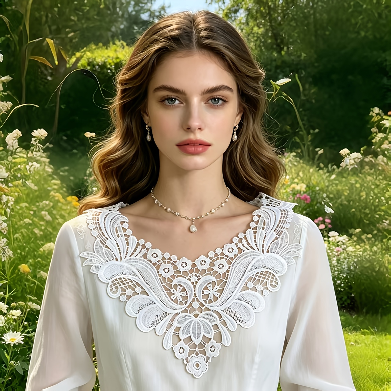 TEMU 1 pz/4 pz/6 pz Toppe decorative per , ricamato in poliestere cavo, accessori per corsage, da , volant per , accessori per abbigliamento, regalo