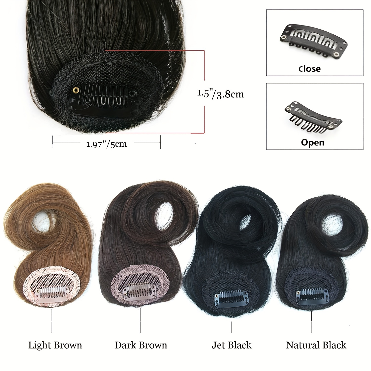 side hair bangs 100 human hair clip in hair extensions elegant for daily use cosplay party hair bangs valentine gift   gender women   body wave hair material human hair details 4