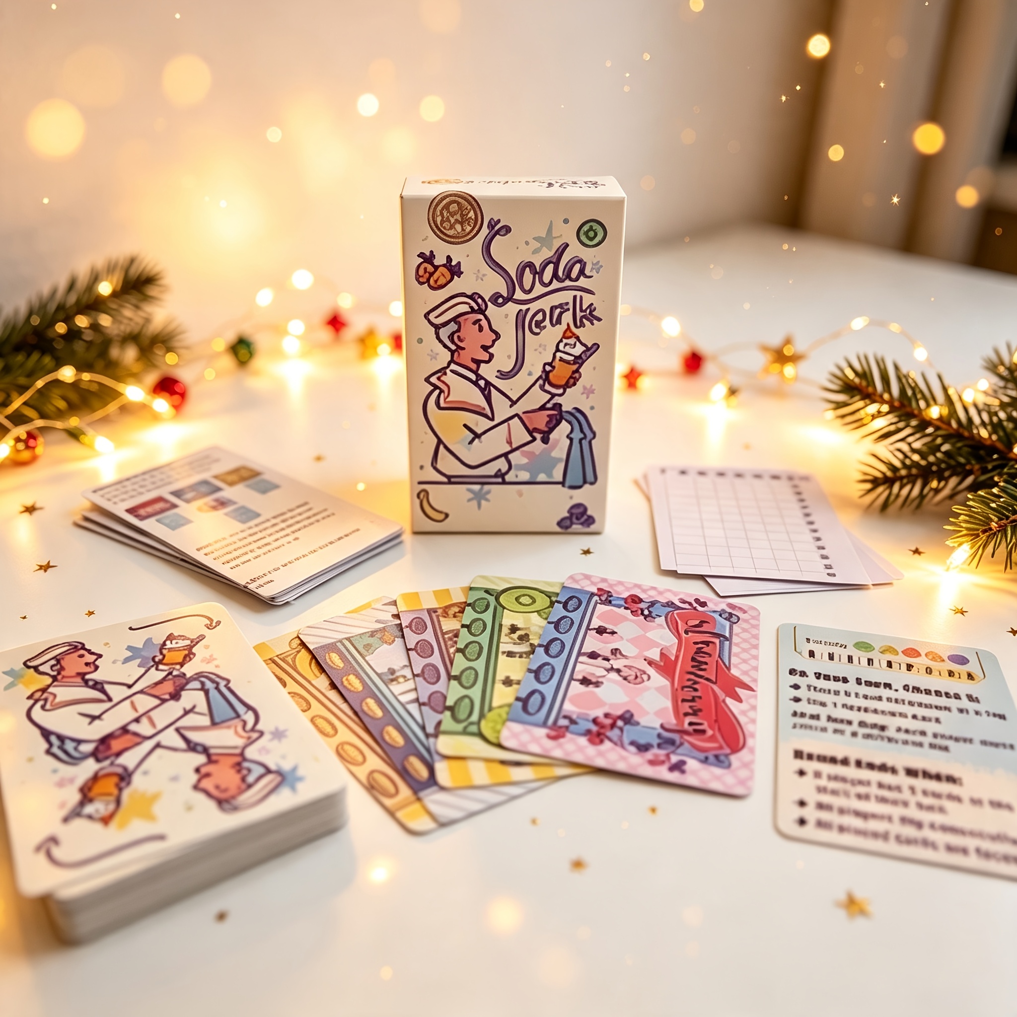 TEMU Jeu de Cartes Ludique et Tactique de Mental, Manches Rapides de pour 2 à 4 Joueurs, Jeu de Société Interactif et Portable, pour Halloween, Noël,