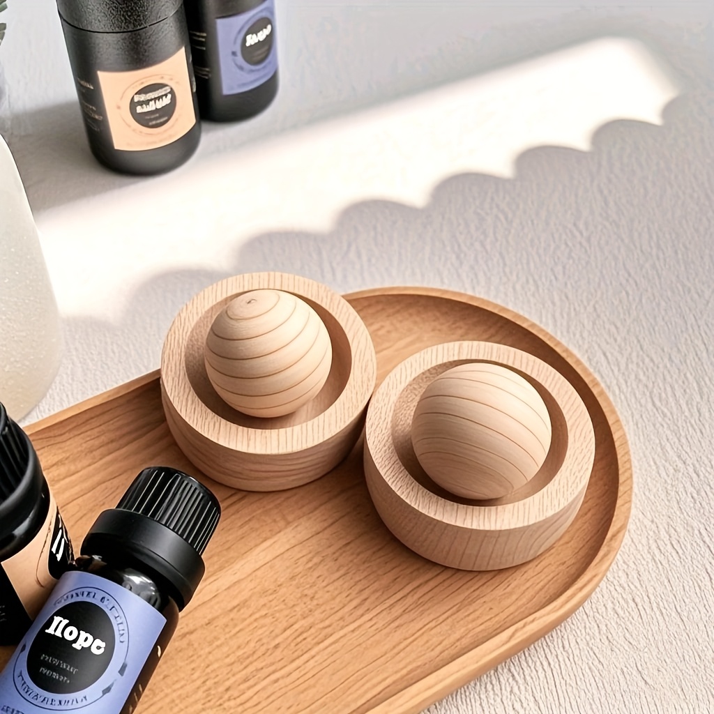 4pcs Round Ball Creative Decorative Aromatherapy Diffuser, Essential Oil Dispenser With Natural Scent Distribution For Room Bathroom Ideal Gift Bedroom Fragranc No Scent Source Included