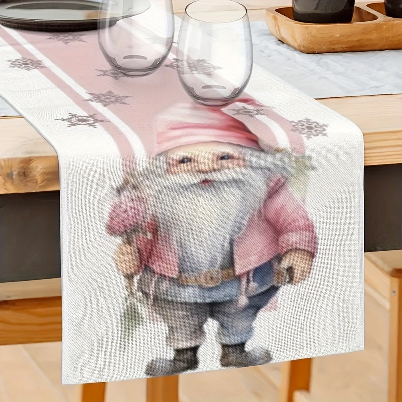 

Christmas Table - Striped Santa , For Dining & Parties, , Rectangular