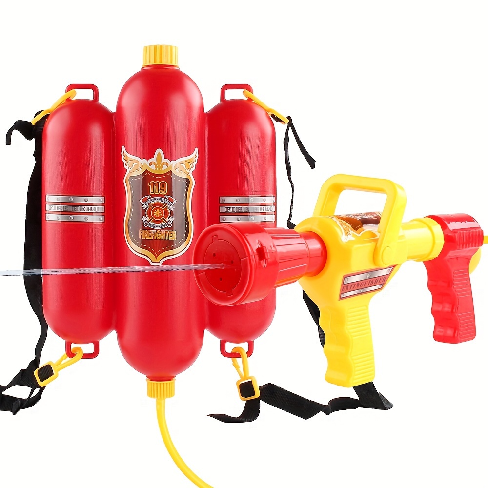 role playing set for playing house including firefighter hats water guns and props for stage performances