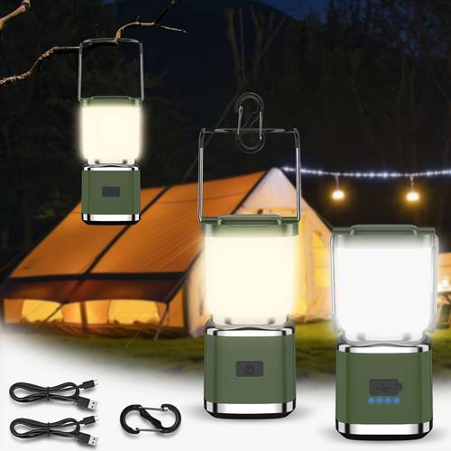 set of 2 designed for power outages featuring led lights suitable for hanging in tents with a of 20 hours adjustable brightness and ideal for use during 4 inches in size