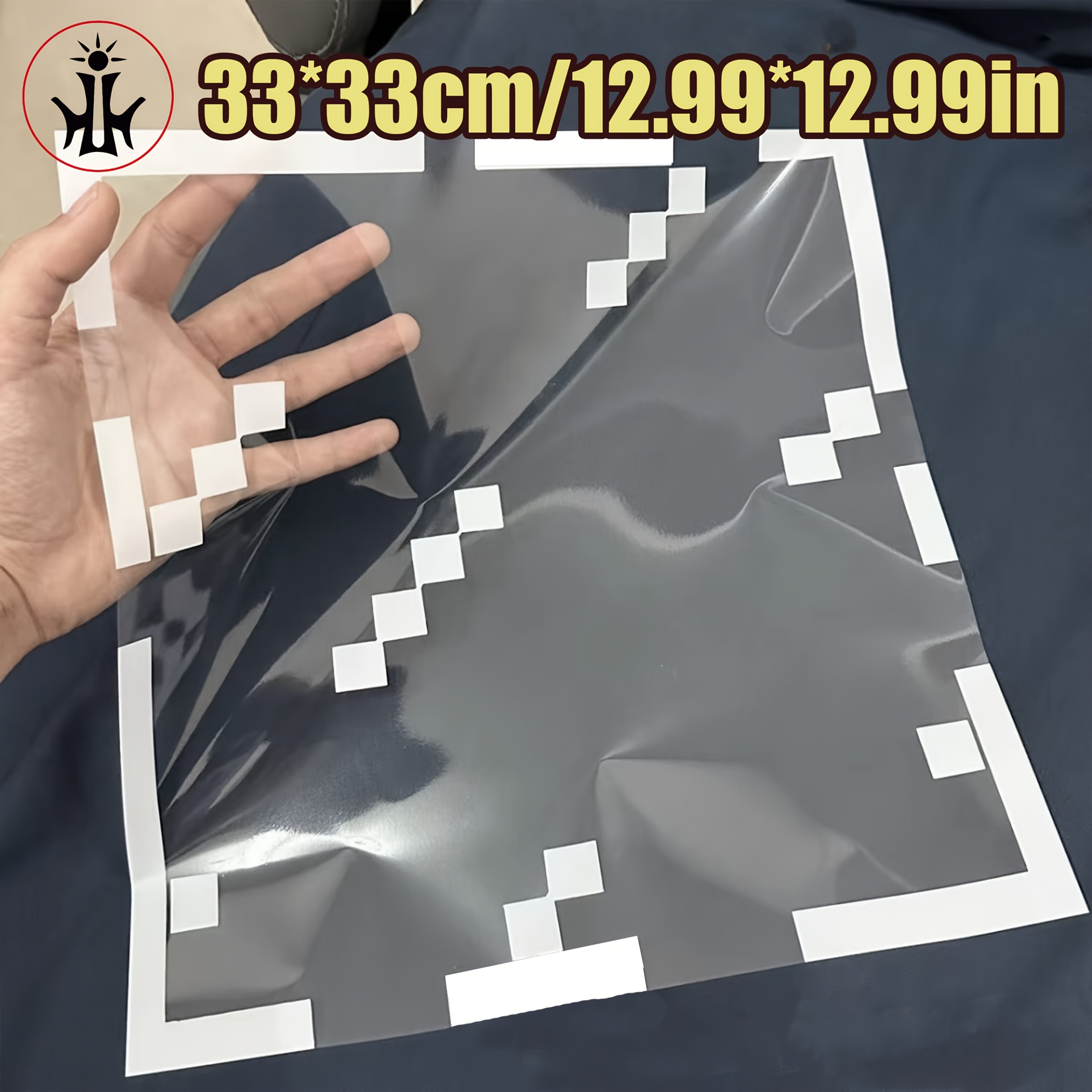 6/10/20pcs Window Self-adhesive Non-sticky Static Window Sticker Window Grille Glass Decoration