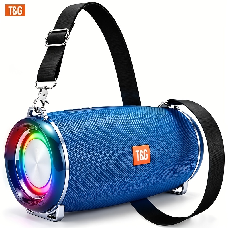 Tg Speaker, Outdoor Portable, Rgb Lighting, Ipx4, Usb-c, Power Bank, Wireless 5.3, Portable Wireless Music Box, With Strap, Suitable For Camping/hiking/parties/gifts