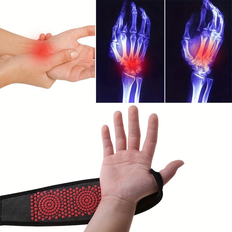 Magnetic Wrist Support Brace with Technology - Hand Washable Cloth Wristband for and Relaxation