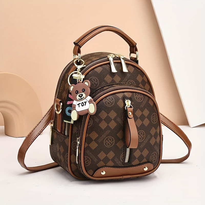 

Trendy New Small Backpack, Stylish Dual-use Shoulder Bag, Women's Bag, Comfortable For Work And Commuting.