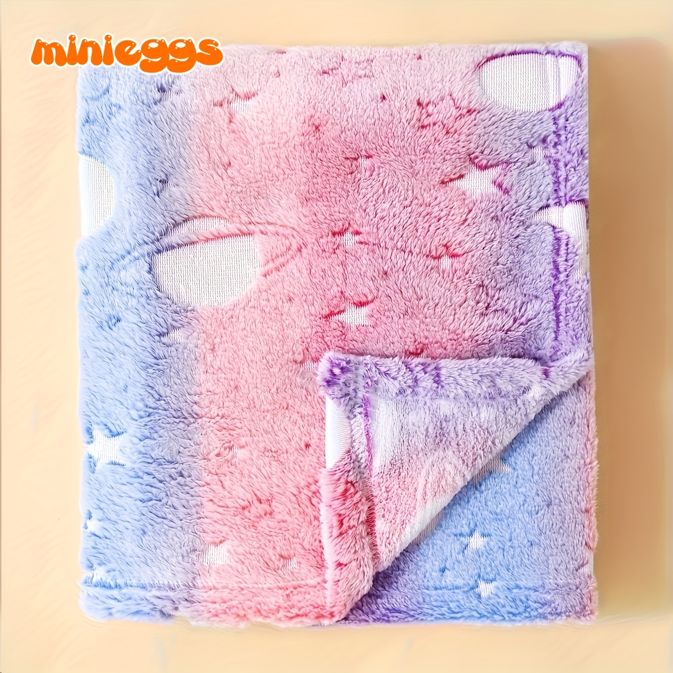 1pc Blanket Newborn Swaddle Wrap Swaddling Cloth Plush Blanket -friendly Cover
