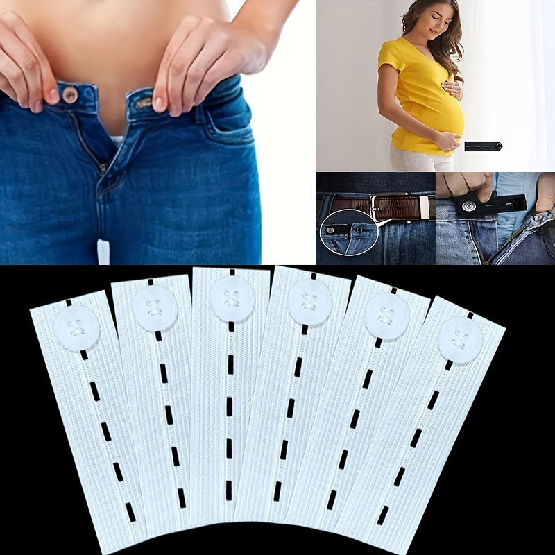 12 Pieces Button Extenders Set For Pants, Including Belly