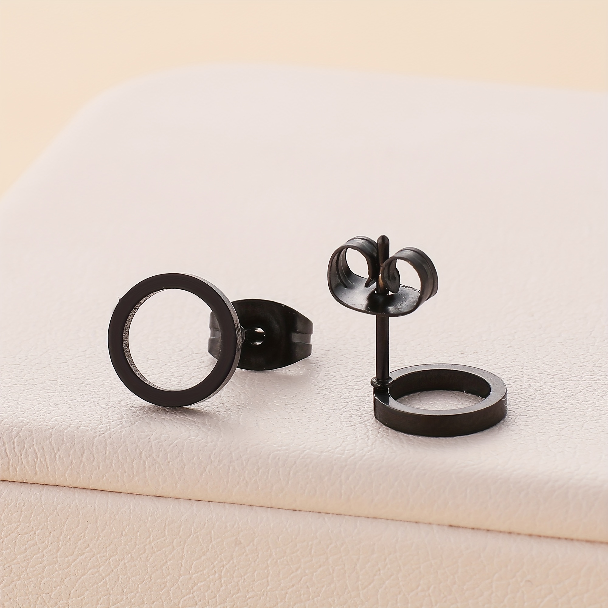 Circle Stud Earrings