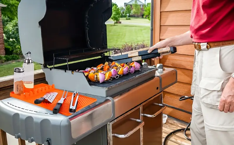 how to use a griddle chopper