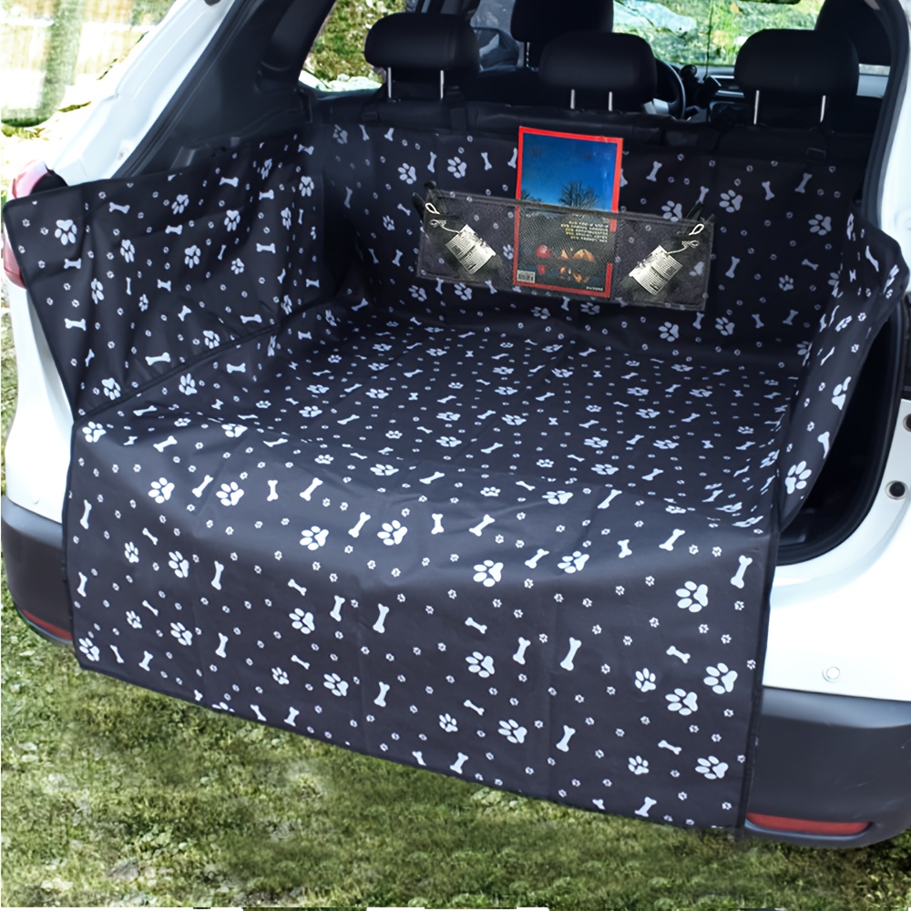

Suv Cargo Liner For Dogs, Backseat Hanging Car Trunk Organizer With Mesh Bag, Waterproof Dog Seat Cover Mat, Waterproof Dog Trunk Seat Cover