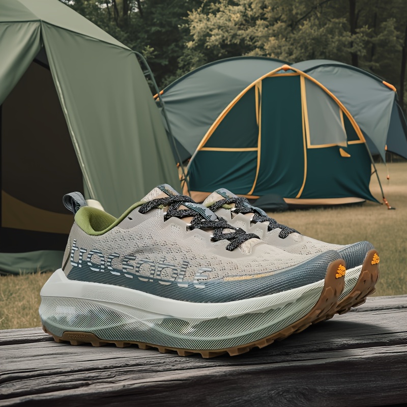 Sneakers, Men's Outdoor Shoes, Lightweight and Comfortable Trail Running Shoes, Anti-Slip Shock-Absorbing Casual Shoes, Fashionable Sports Running Shoes for Men