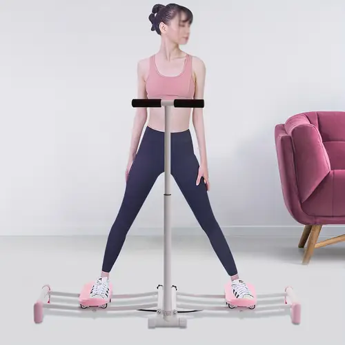 postpartum pelvic floor muscle repair strengthening training device women tension band thin legs kegel exercises ski practice with adjustable rods without battery