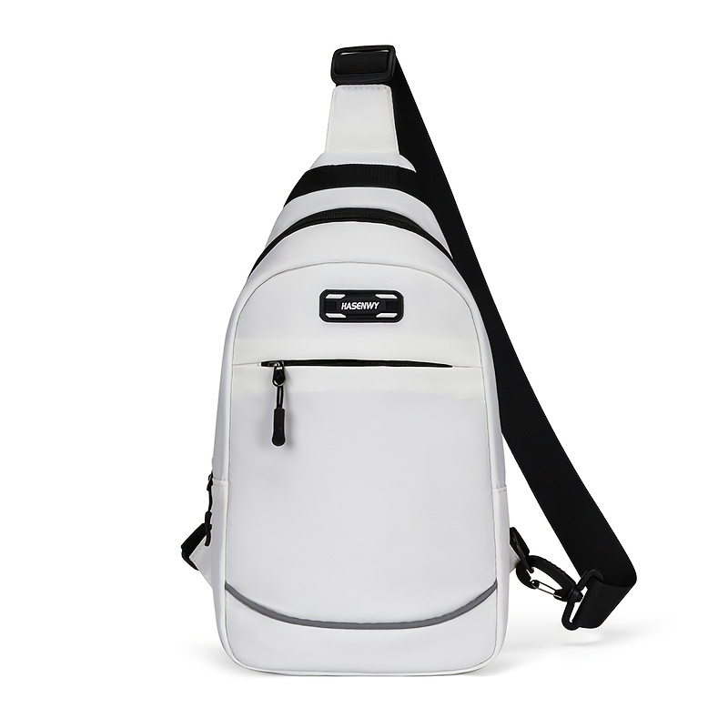 E-shop Cross Shoulder Rucksack | Lässiger Nylon-Tagesrucksack mit verstellbarem Riemen, Reißverschluss, Utility-Tasche, erhältlich in Grau