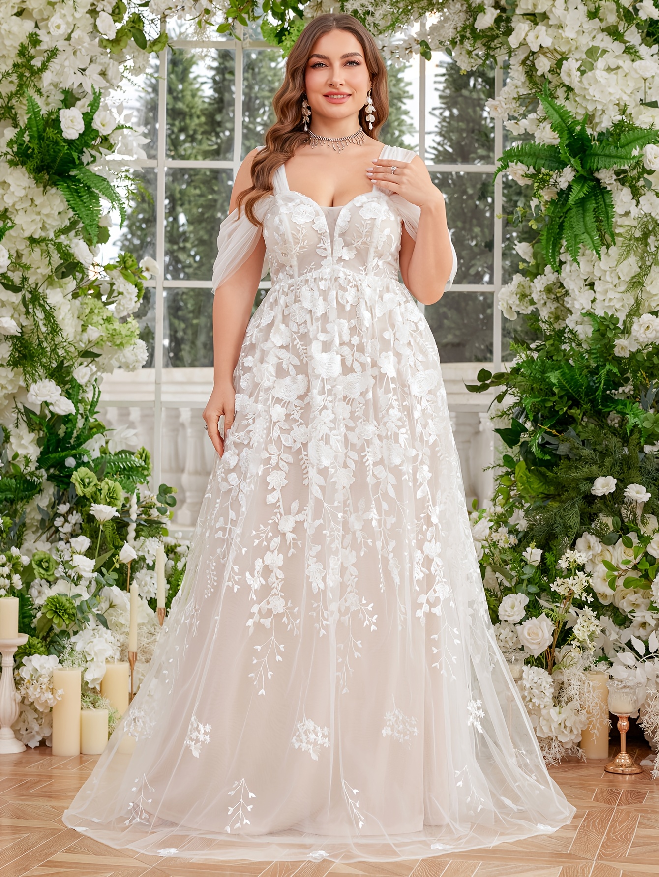 knee length dresses for ladies 1375 Plus Size by Martina Liana main image 0