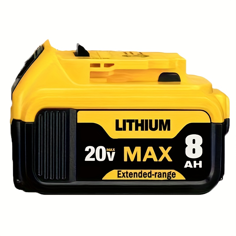 TEMU 2pack/1pack 8.0ah Replacement Battery For 20v Max Lithium-ion Dcb200 Battery 20 Volt Del1810 Dcb206 Dcb207 Dcb204 Dcb201 Dcb 200 Dcb209 Dcb210