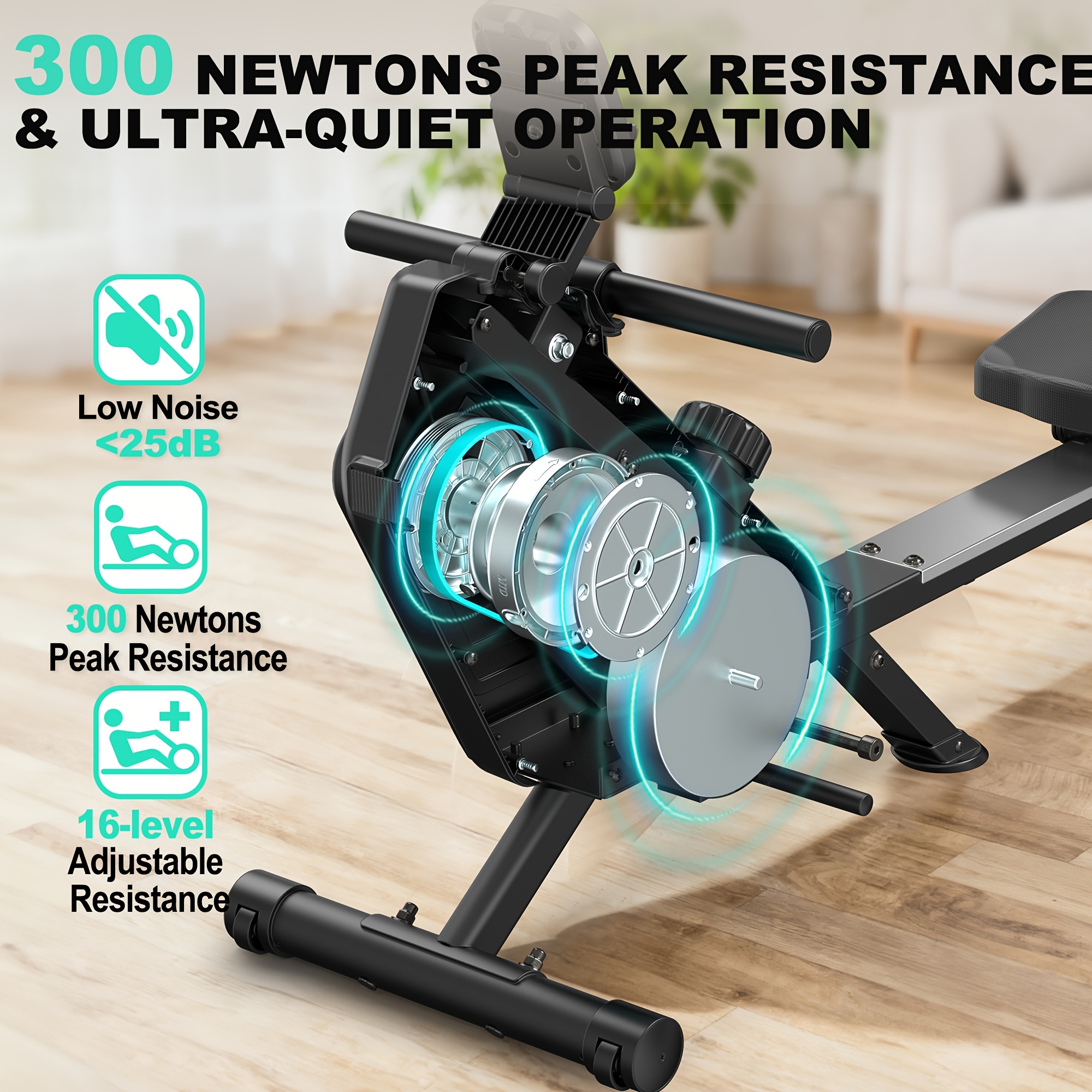 1 VOWVIT Opvouwbare Roeimachine voor Thuis