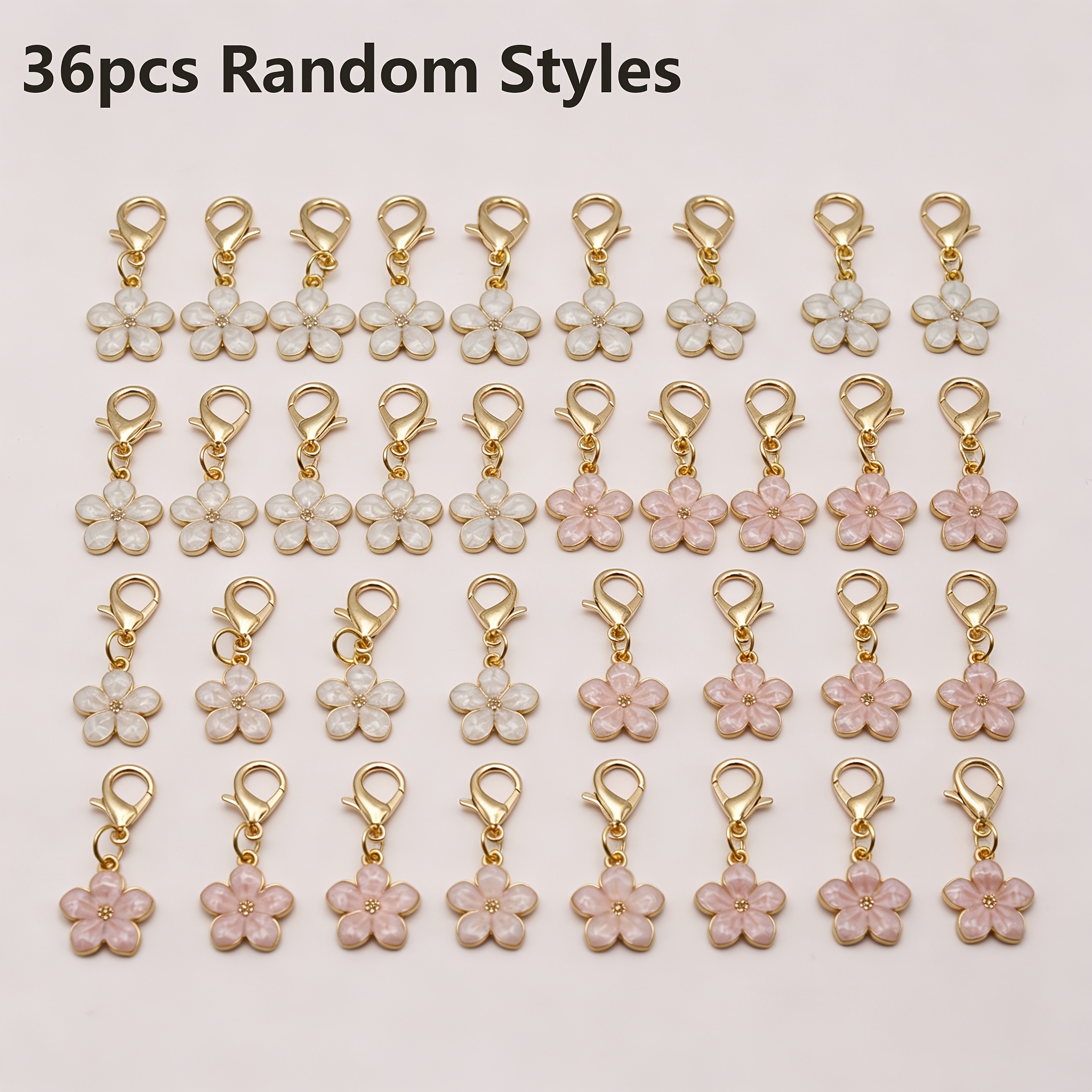 TEMU Gift For Her/him 36pcs Random Color Cherry Hyuna-style Enamel Keychain | Exquisite Pendant, Suitable For Bag Charms, Party Favors, And Daily