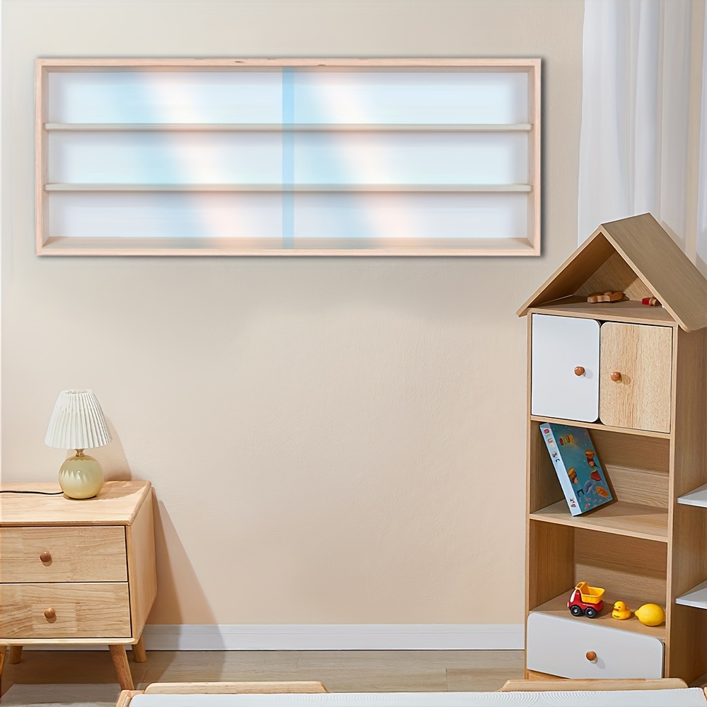 Image of 1pc Three-layer Transparent Acrylic Storage Rack, Display Box, Transparent Dust Cover, Figurine Display Rack, Storage Shelf, Suitable For High-end Decoration And Gifts In Living Rooms And Bedrooms
