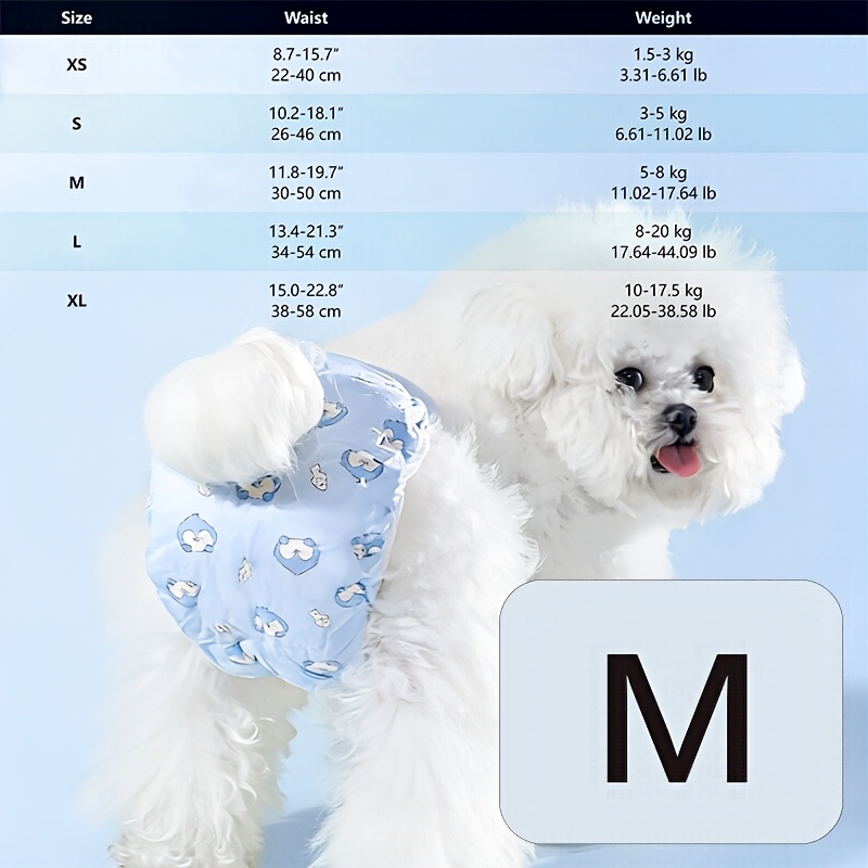 TEMU Disposable Dog Diapers For Female Dogs, Anti-heat Pants, Universal Pet Pads