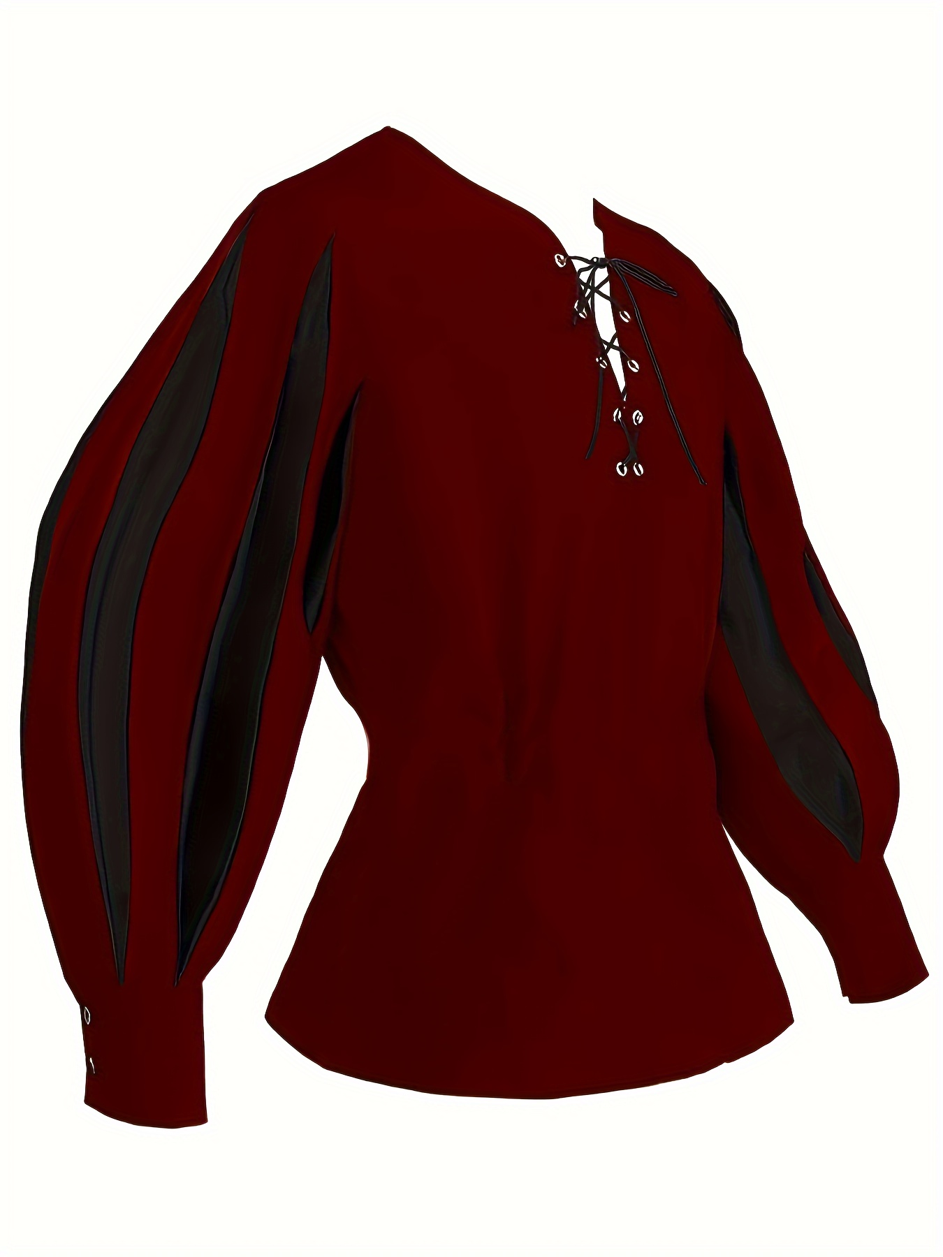 vintage renaissance medieval style lace collar shirt men - Temu, image size:800x1067