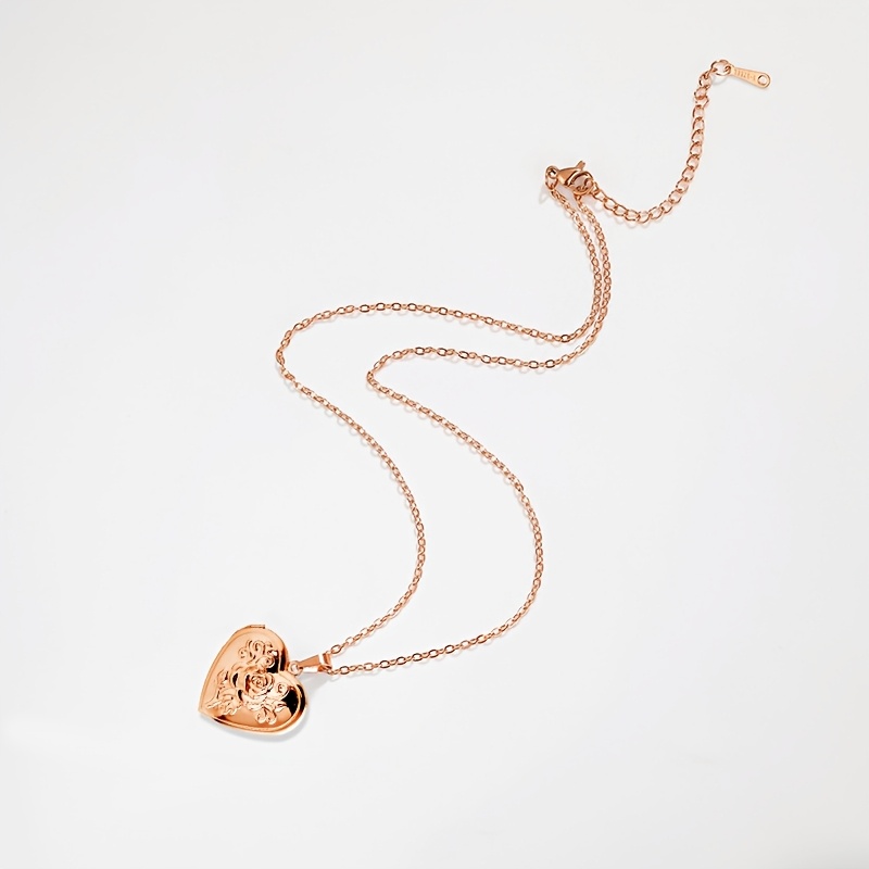TEMU Collier Photo Personnalisé, Personnalisés pour Femmes Pendentif à Faisceau Collier Photo Intérieure Photo Personnalisée, Cadeau Commémoratif