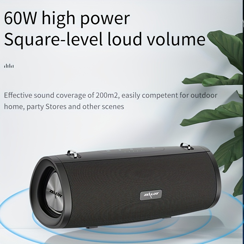 Zealot S39: Wireless Outdoor Speakers With 24 Hours Playtime