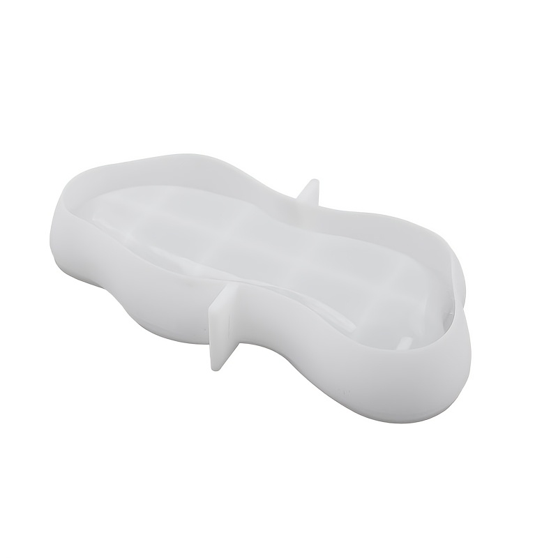 TEMU Moule en , plateau de rangement bateau à bougie coulante, moule en silicone pour , moule bateau à bougie d'aromathérapie en plaque elliptique