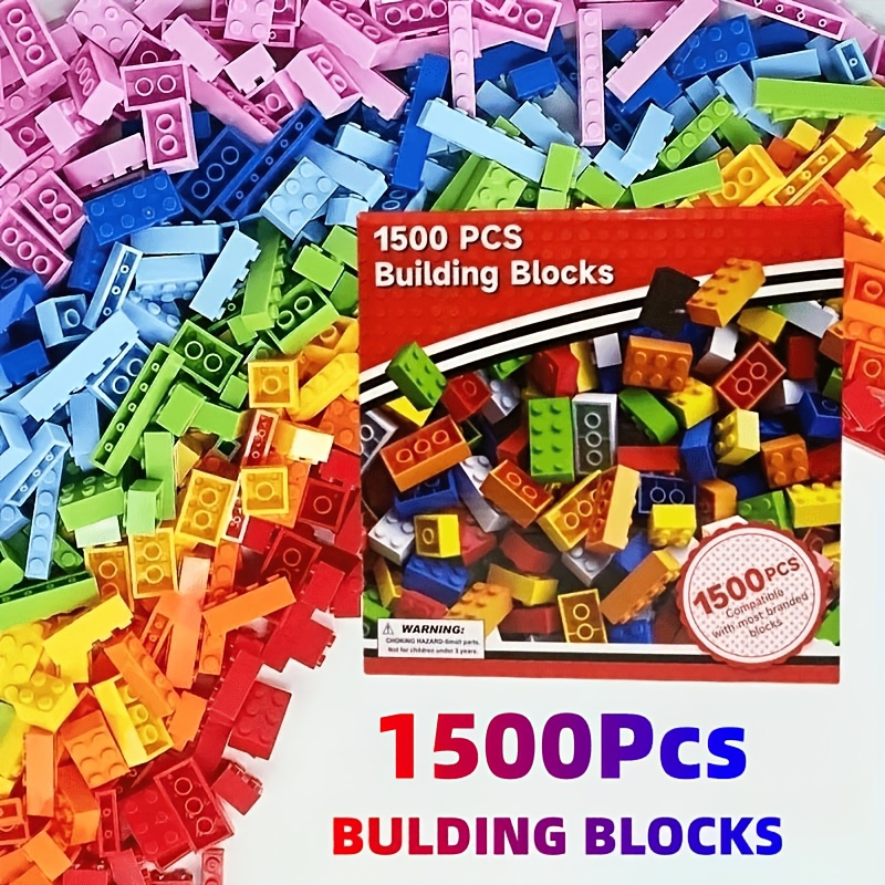 Image of 1500pcs Building Blocks, Compatible With Brands, Safe Abs Material, Creative Desktop Ornament, Halloween, Christmas, Thanksgiving, New Year, Birthday Gift