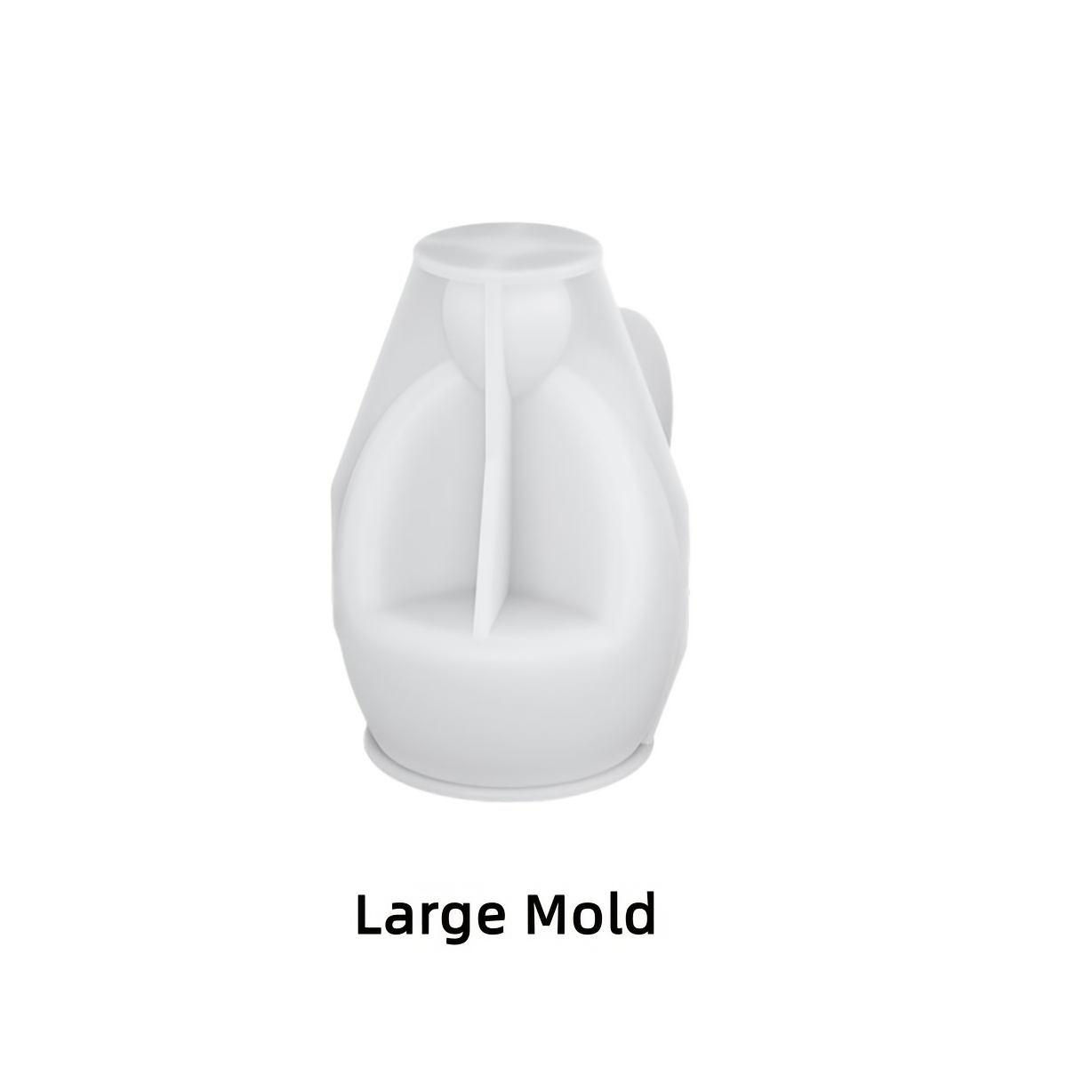 A Silicone Mold Designed For A Clay Candlestick, Showcasing A Winged That Supports 's Base. This Mold Is For Crafting Decorative Pieces With Epoxy Resin Or Plaster Concrete
